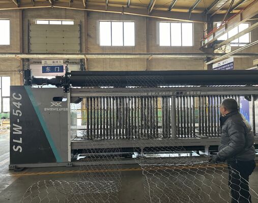 5.4m Wide Gabion Machine CNC 3 giros 5 giros 11KWx4 15KWx1 Potencia del motor