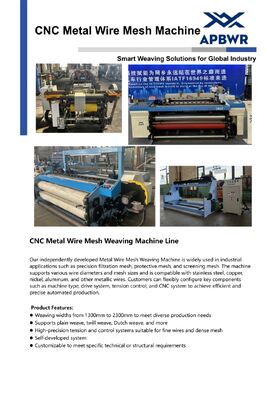 Fully Automatic CNC Controlled Wire Weaving Machine with High Load-Bearing Capacity for Industrial Wire Mesh Production