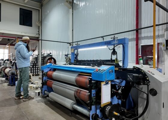 160D Heavy-Duty 1600mm Width Wire Mesh Loom Machine with PLC Touch Screen Control for Stainless Steel & Galvanized Wire Weaving