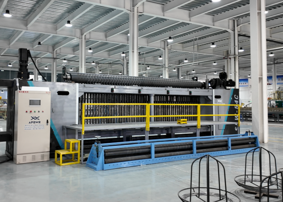 High Precision Gabion Mesh Machine with PLC Touchscreen Control for Easy Operate Gabion Making