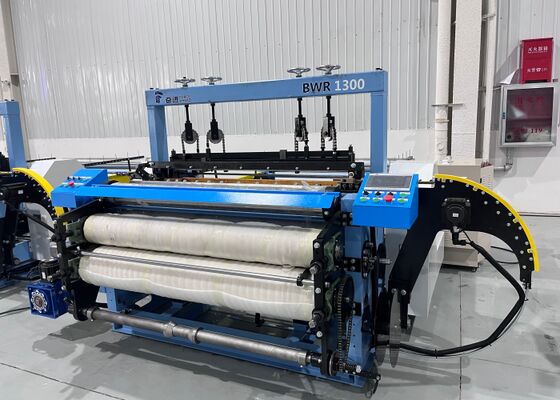 BWR 1300 Automatic Wire Mesh Welding Machine with 1300mm Weaving Width, PLC Control, and Automatic Functions