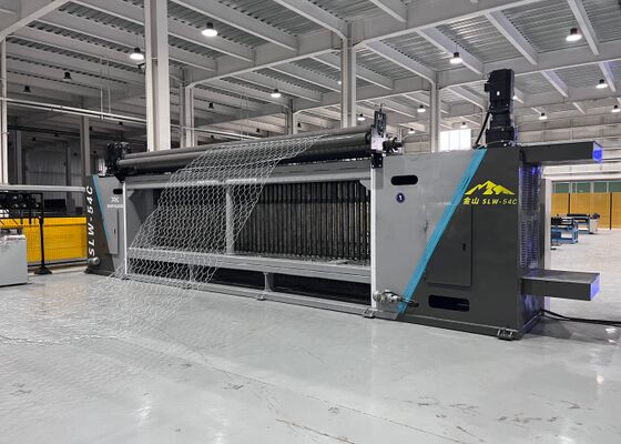 Fully Automatic Gabion Mesh Machine with PLC Control and Double Twist Weaving for Hexagonal Wire Mesh Production