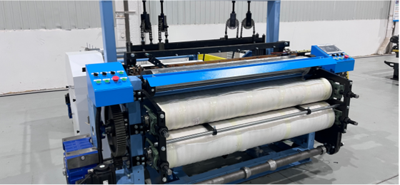High Output 1300mm Maximum Width Wire Mesh Weaving Loom with Dual Servo Motor Control and PLC Touch Screen