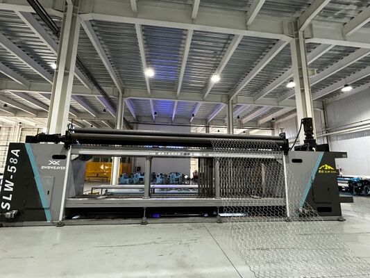 SLW58A: The 5-Axis CNC Weaving Heart of a 1,000 m²/h Gabion Mesh Line