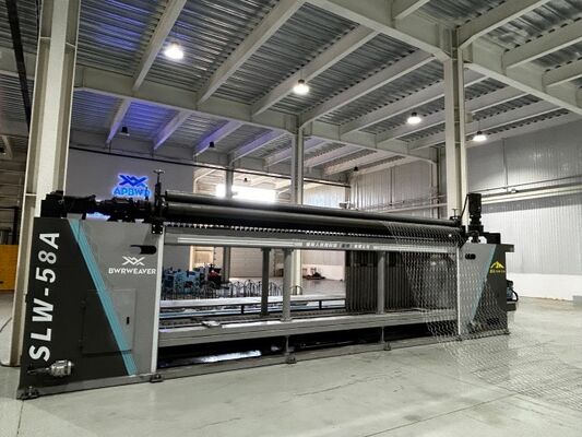 Gabion Box Machine SLW58A, Full CNC 5-Axis Linkage Gabion Mesh Weaving Machine