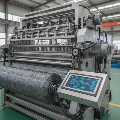 Industrial Wire Mesh Loom with Intelligent Bus Control