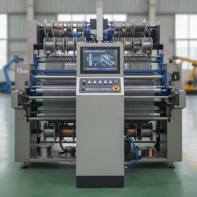 Intelligent CNC Wire Mesh Loom Machine with Servo Bus System