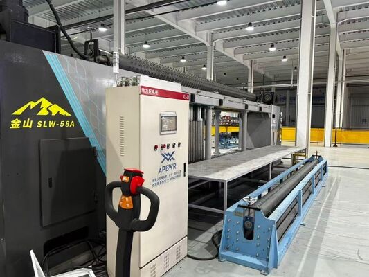 SLW54C 5.4 M Embankment Stabilization Gabion Weaving Machine With Configurable Software
