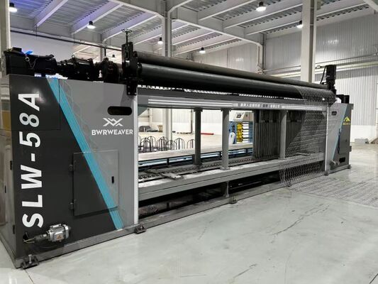 SLW54C HMI 100 × 120 Mm Gabion Basket Machine For Ecological Restoration Supply